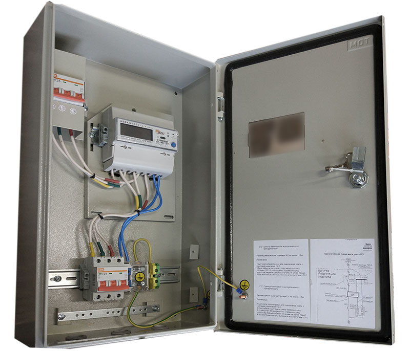 Трехфазные щиты учета электроэнергии